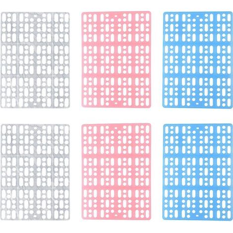 Tapis de sol pour enclos pour animaux de compagnie, motif grilles ventilées, tapis de pieds lavables pour chinchillas, lapins, habit (1/5)