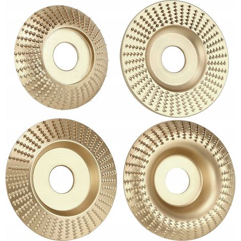 4 dischi abrasivi per legno da 100 mm, 22,2 mm, colore lampone.