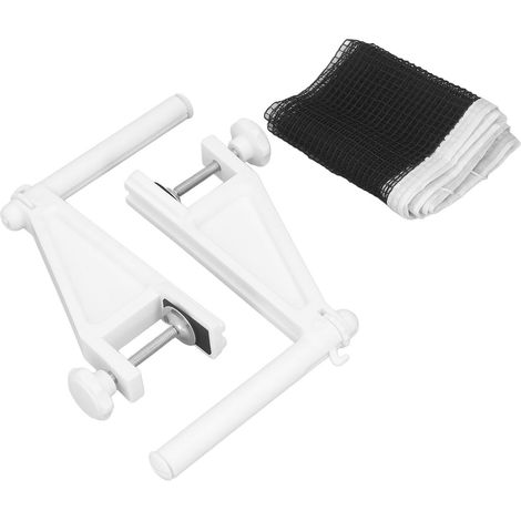 Ensemble filet et poteaux de tennis de table pliable, réglable et facile à installer. Filet portable avec fixation à vis pour une utilisation intérieure et extérieure. (1/5)