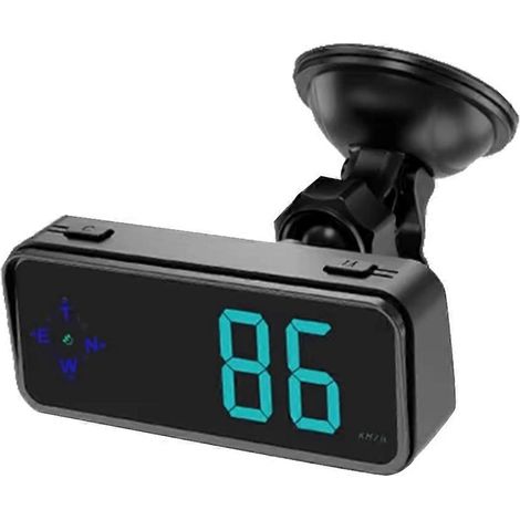 Compteur de vitesse numérique universel, boussole GPS, indicateur de mesure de vitesse, affichage tête haute pour véhicules utilitaires et camions (1/5)