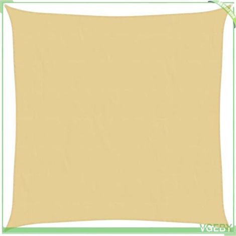 Voile d'ombrage - FAFEICY - 4000412 - 4x4 m - 100% polyester Oxford - Imperméable & anti-UV (1/5)