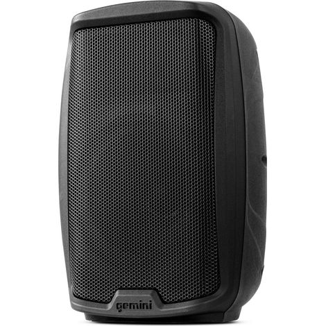 Gemini AS-2108 To Go - Enceinte Amplifiée Portable 500W avec Chariot, Bluetooth, Radiomicrophone UHF, Lecteur USB/SD, Alimentation Réseau et Batterie