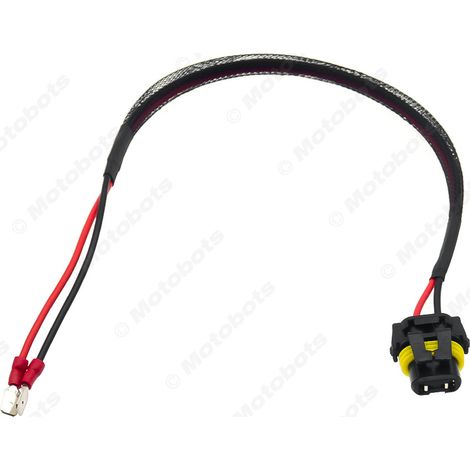 Adaptateur secteur pour phares automobiles H1, borne rouge, vers câble d'alimentation de gestion réseau 9006 (1/4)