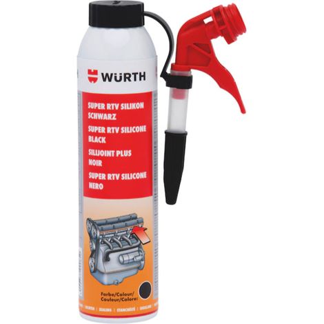 Würth Mastic silicone super RTV noir 200 ml