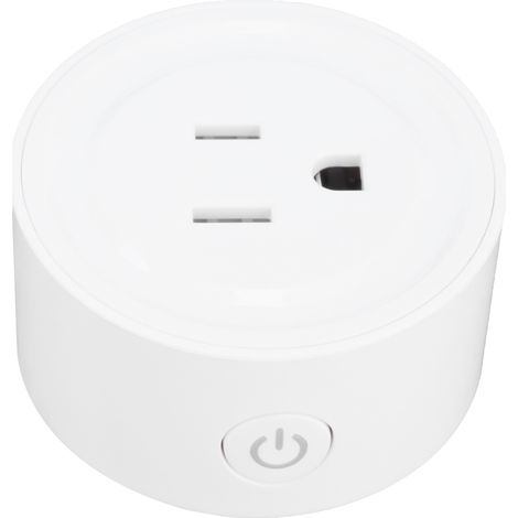 Prise connectée WiFi avec minuterie, prise intelligente pour maison et industrie, fiche US 100-240V (1/5)