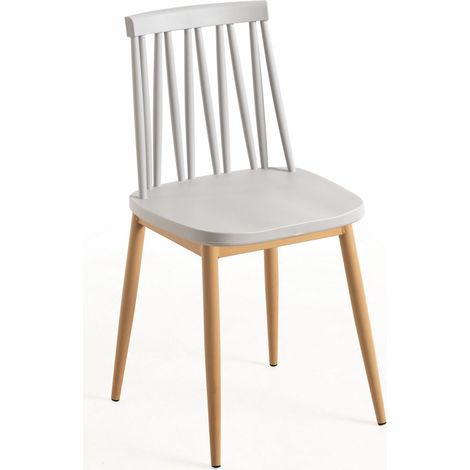 Sillas Comedor - Silla Tilba - Gris claro