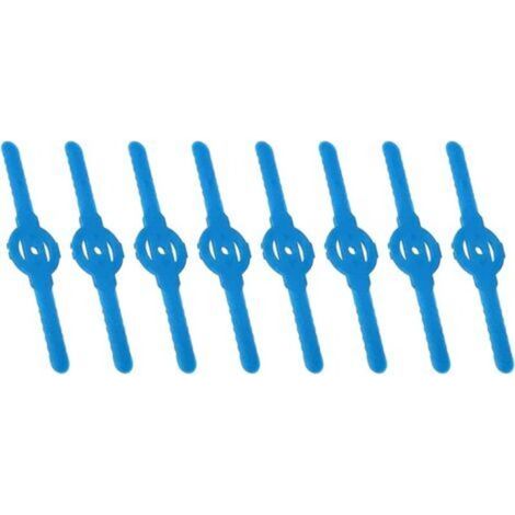 Lames en Plastique De Rechange pour Coupe-Bordures 8 Pcs Coupe-Bordure en Plastique Tondeuse À Gazon en Plastique Lames, Lames De Grass Trimmer Brush Cutter Lames De Grass (1/5)