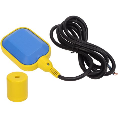 Ortviai Interrupteur à flotteur 220 V pour contrôle de niveau d’eau – capteur étanche IP68, cuivre pur, ABS, 15 A