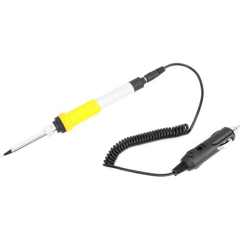 Fer à souder électrique, fer à souder électrique alimenté par pince crocodile automatique pour voiture portative DC 12V 60W (1/5)