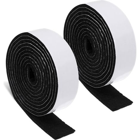 APEX 2pc rouleaux de patins en feutre autocollants - 3 mm d'épaisseur - Pour pieds de chaise, chaise à bascule, protection du sol (1/5)