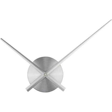 Aiguilles d'horloge 3D - DIY - Aiguilles de grande horloge murale 3D - Home Art Décor. Horloge à quartz. Accessoires (argent) (1/5)
