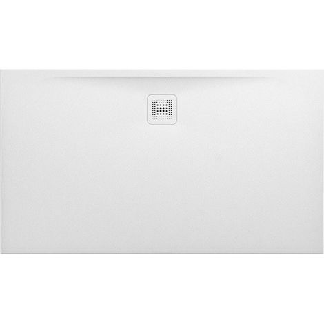 Receveur de douche LAUFEN PRO rectangulaire, bonde côté long 1400 x 800 x 30 mm blanc mat LAUFEN