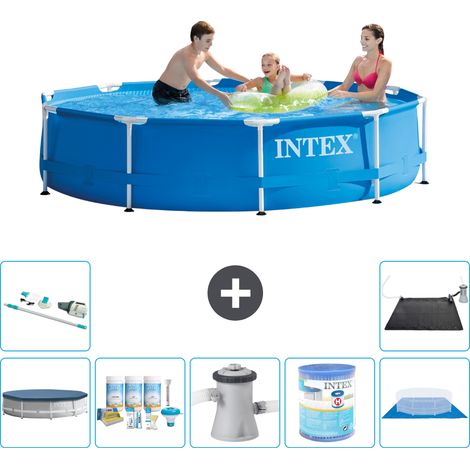 Intex Piscina con struttura Rotonda - 305x76 cm - 8-pezzi  S31509
