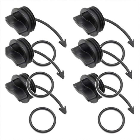 Lot de 6 bouchons de vidange pour bateaux à moteur avec joint torique 292002024 292001352 292001320 pour Spark RXT GTX Wake (1/5)