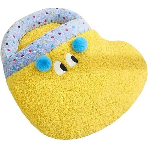 Cozy Yellow Pet Sleeping Bag: Warm & Plush Bed for Dogs and Cats