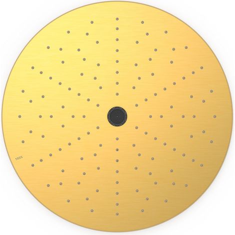 TRES 13495002OM Rociador de Ducha Empotrado a Techo Color Oro Mate 24K - ref: 13495002OM