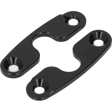 Kit Réparation Pare-Soleil Aluminium Noir Renforcé pour Jeep Wrangler JK JL JLU 2018-2023 avec Outils (1/4)