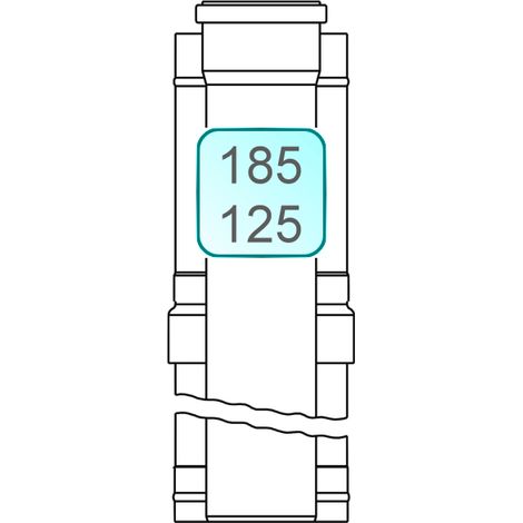 Dachdurchführung INOX/PP DN185/125 mit Sparrenschelle - 48000009722 von Weishaupt