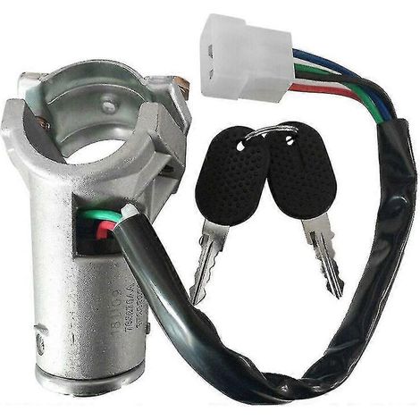 Barillet de contacteur d'allumage 4479518 avec 2 clés pour Fiat Panda Ducato Citroën C25 Peugeot J5 1981-1 (1/5)