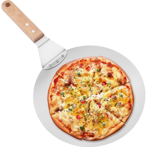 pizza ustensile de service de cuisine avec manche en bois (1/5)