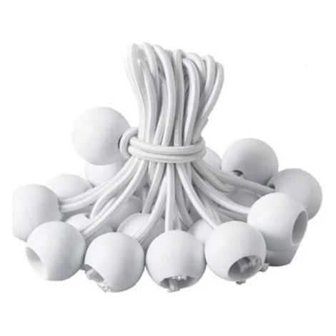 Tarp Tensioners, 30 Pack, for Banners, Tarps, Tent Extension Harness, Tarp Support (White - 150mm) (1/5)