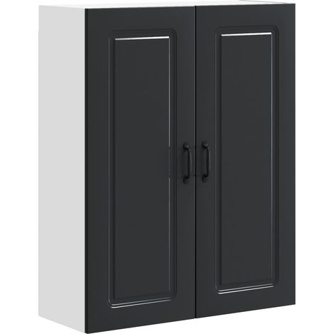 Maison Exclusive - Pannello lavastoviglie Kalmar Nero 80 x 31 x 100 cm