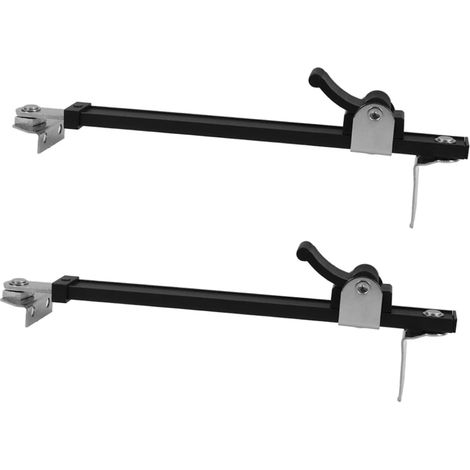 2pièces Verrous De Fenêtre Rétractables avec Limiteur Ouverture Fermeture Ajusteur De Porte-fenêtre pour Fenêtres à Battants Butée De Sécurité pour Maison Bureau