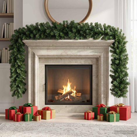 vidaXL Guirnalda de Navidad Verde 270 cm PVC (1/5)