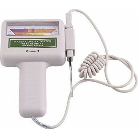 Testeur automatique de chlore et pH – Analyseur numérique pour piscine, spa et aquarium – Grand écran pour lecture facile