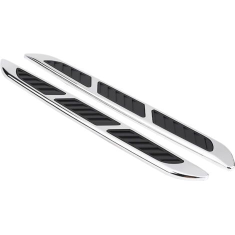 Wakects COUVERTURE AIR AIR COUVERTURE COUPE Côté Décoratif 2pcs avec Ruban Adhésif Double Face pour une Installation Facile à Installer des Intempéries ABS Matériau ABS (1/5)