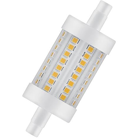 LEDVANCE LED PERFORMANCE R7S DOUBLE EXTRÉMITÉ 78 MM TRANSPARENT 8 W 1055 LM - 827 EXTRA BLANC CHAUD REMPLACEMENT POUR 75 W (1/8)
