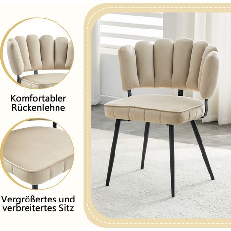 Ensemble table et chaises : table à manger ronde 107 cm avec double espace de rangement + 4 chaises de salle à manger beige clair à dossier en tissu fleuri – set style industriel pour petit appartemen (1/5)