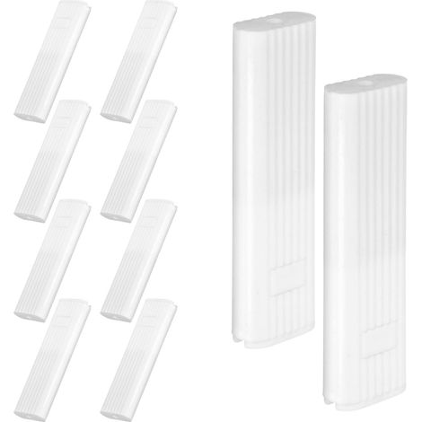 Lot de 10 poids pour cordons stores verticaux, poignée carrée en plastique POM, idéale les bureaux (1/5)