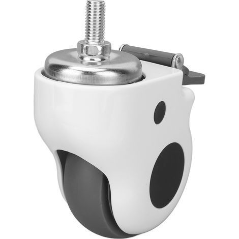 Roulette pivotante 4 pouces pour lit médical robuste, silencieuse et durable (1/5)