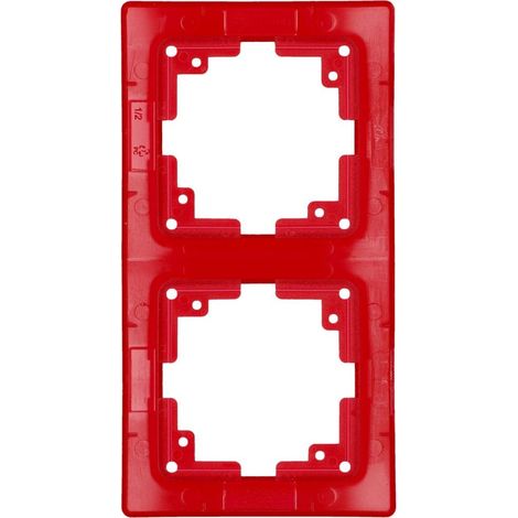 Unitec Abdeckrahmen 3f Monaco S206 rot Rahmen Blende