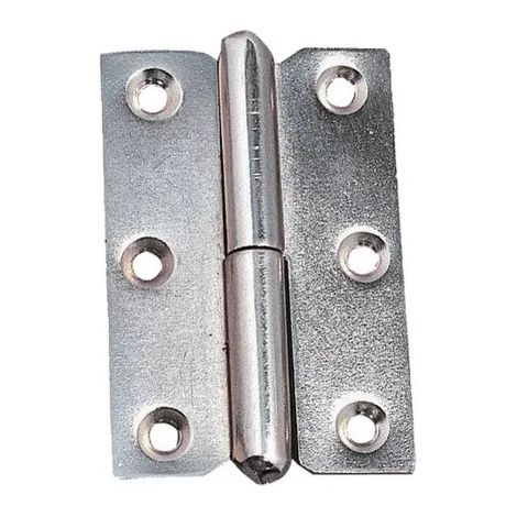 Bisagra monin 2002 niquelada preperforada 50x30 mm