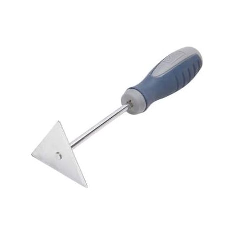 Triangular scraper 10 cm bi-material handle steel blade (1/2)