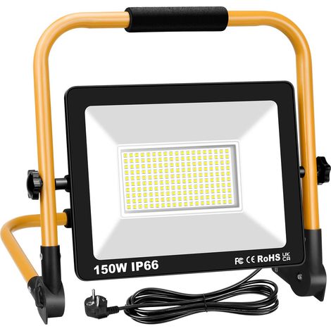 Projecteur Chantier LED, 150W 15000LM Éclairage de Chantier (1/5)