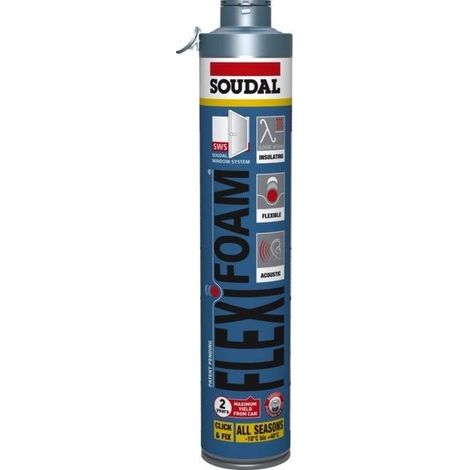 Espuma de poliuretano 750 ml Soudal Flexifoam