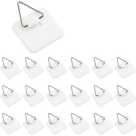 Quadratischer Klebehaken für Teller, selbstklebende Haken. (1/5)