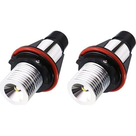 BEBUSINGOTO 2 pcs 320LM Angel Eyes lumière de Voiture Ampoules LED Halo Bague marqueur Blanc 5 W 6500 K pour BMW X5 E39 E53 E63 E64 (1/5)