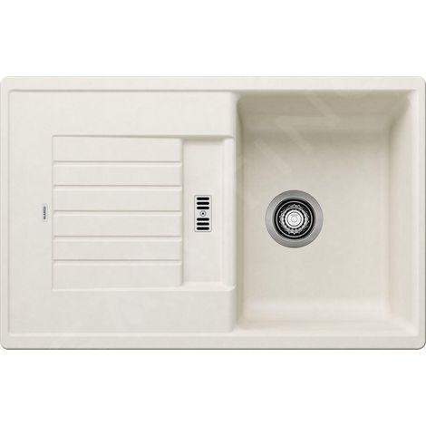 Blanco Zia 45 - Évier en silgranit, 780x500 mm, blanc doux 527200 (1/2)