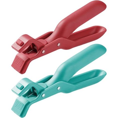 pinzas para tazas,pinzas anti-quemaduras,pinzas de plástico para alimentos,elevador de platos de silicona antideslizante,pinzas para vaporera (1/4)