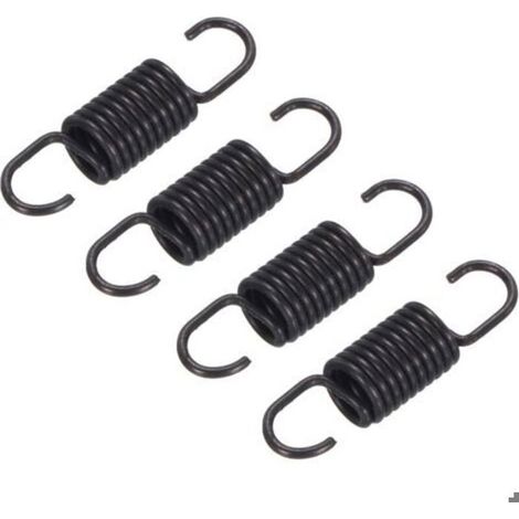 4 pièces Noir Ressorts de Rechange pour Fauteuil inclinable de 68 mm Ressorts de Tension à Double Crochet (1/4)