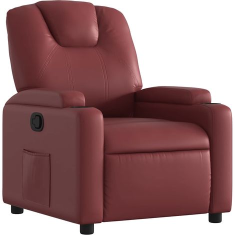Maison Exclusive - Relaxsessel Weinrot Kunstleder