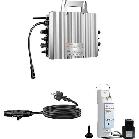 Inversor solar, conectividad Wi-Fi, diseño impermeable, 2000 W con limitador, 230 V, 22-60 V. (1/2)