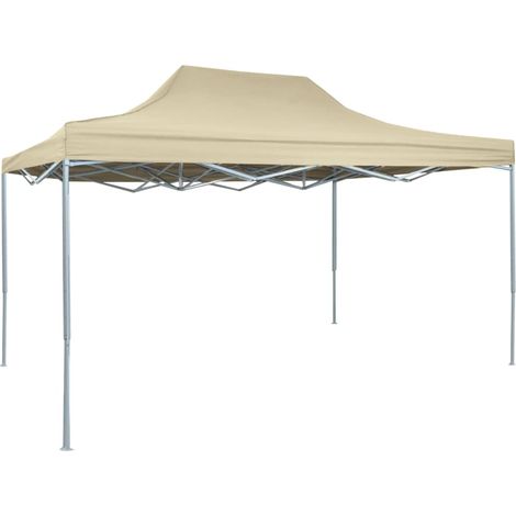 Carpa plegable profesional acero color crema 3x4 m vidaXL (1/5)