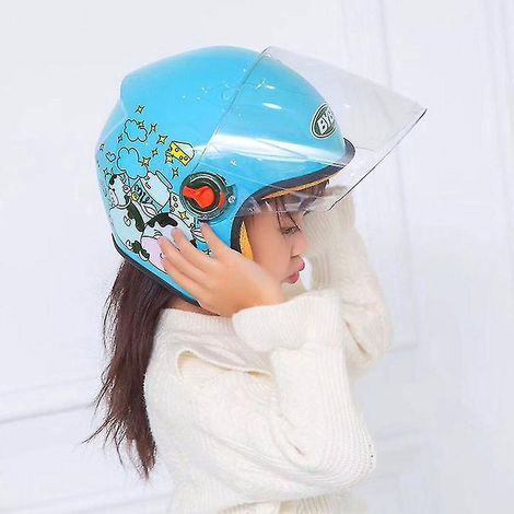 Casque de moto/scooter mignon et tendance pour enfants, garçon/fille (1/5)