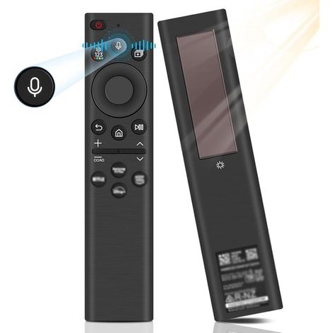 Adatto per telecomando vocale solare Samsung Smart TV BN59-01385A, telecomando universale, telecomando di ricambio con USB Type-C, compatibile con telecomando Samsung Smart TV (1/5)