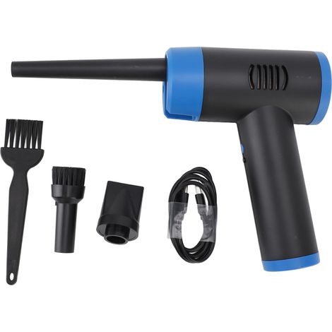 Souffleur à air comprimé 35 W puissant, haute pression, 2 vitesses, avec lumière LED, multifonctionnel, portable, sans fil, batterie 7500 mAh (1/5)